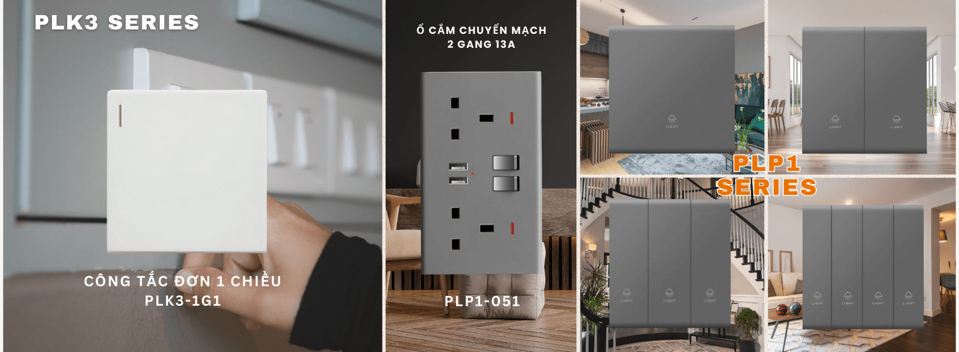 banner khóa đèn đường đèn pha